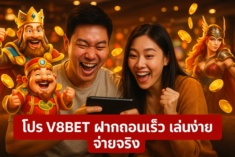 โปร V8BET ฝากถอนเร็ว เล่นง่าย จ่ายจริง