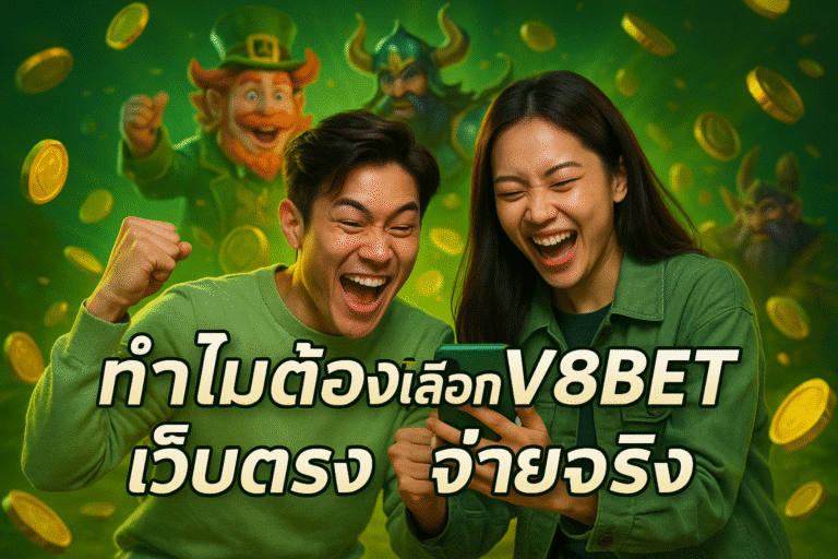 ทำไมต้องเลือก V8BET เว็บตรง จ่ายจริง