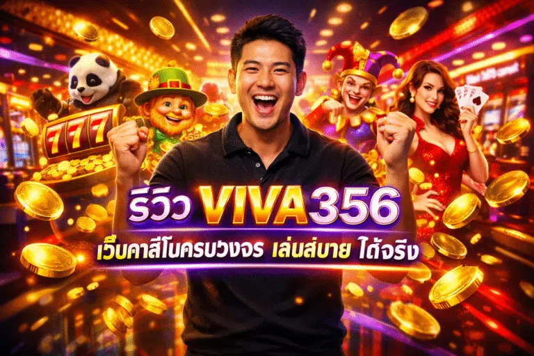 รีวิว VIVA356 เว็บคาสิโนครบวงจร เล่นสบาย ได้จริง