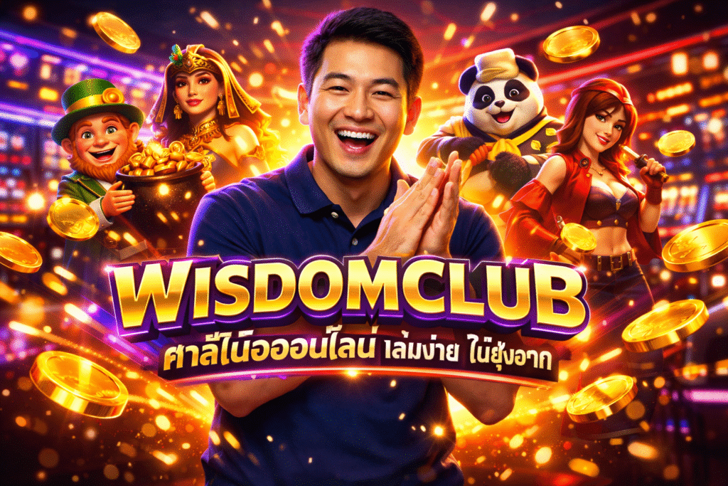 WISDOMCLUB คาสิโนออนไลน์ เล่นง่าย ไม่ยุ่งยาก